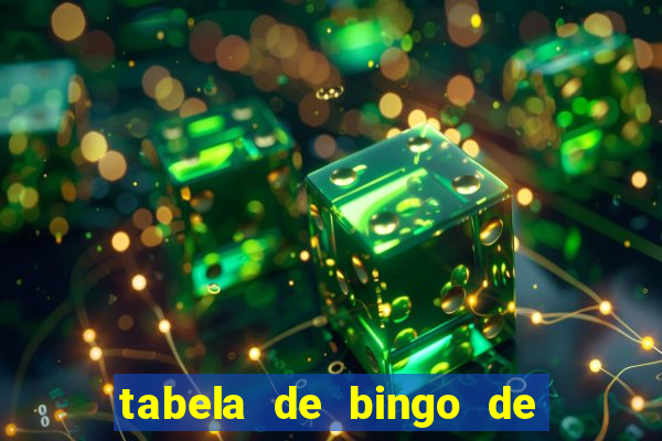 tabela de bingo de 1 a 100